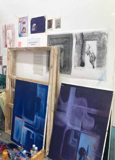 Blue's studio. Blue' studio